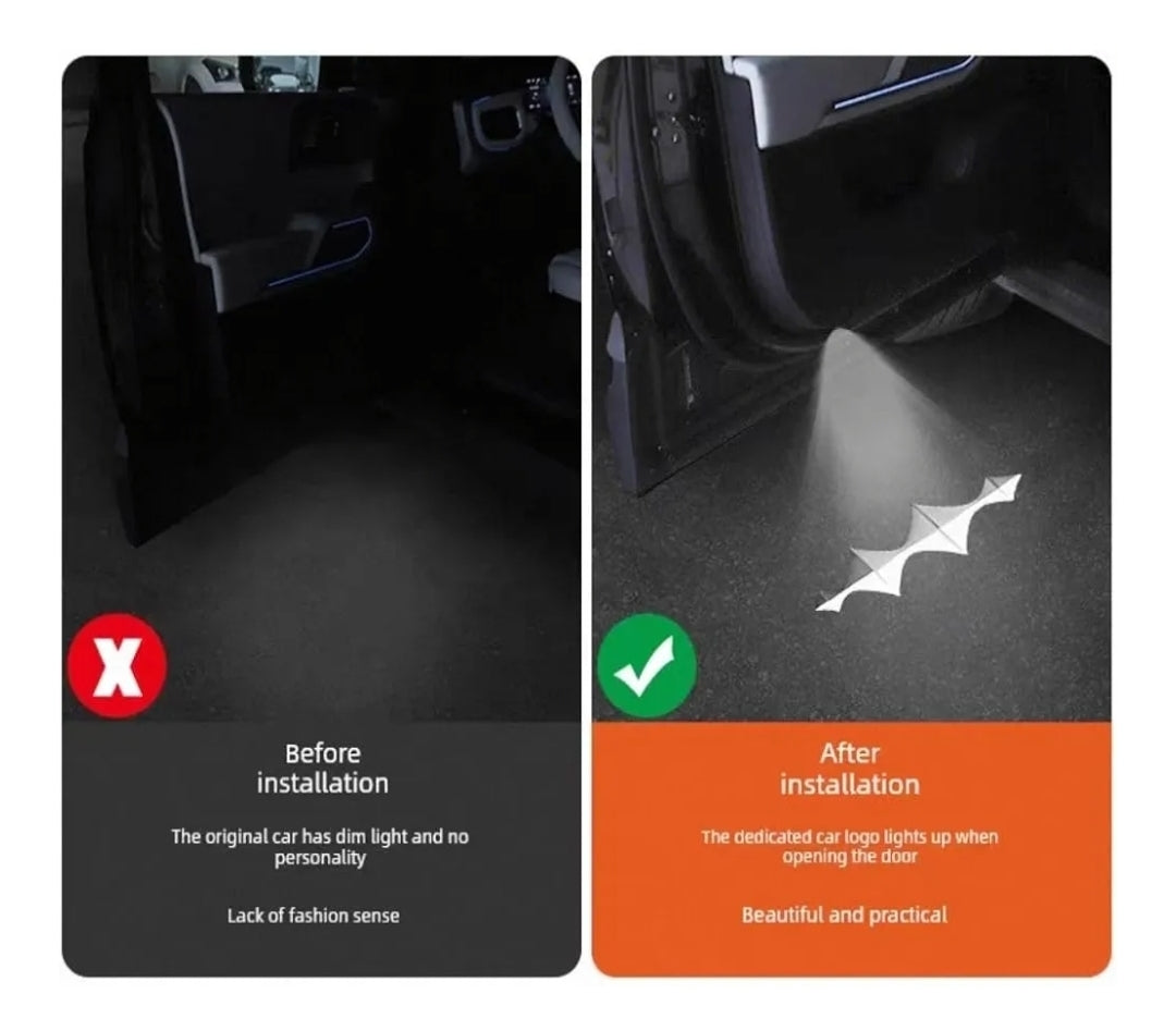 Suitable for Equation Leopard 5, 8, 3, Special Car Door Welcome Light Modification