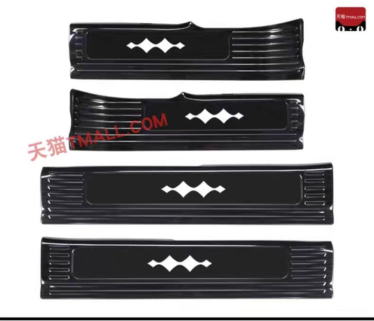 Suitable for Leopard 8 Door Sill Strips, Welcome Pedals Decorative Special Protection and Anti-Stepping Stickers