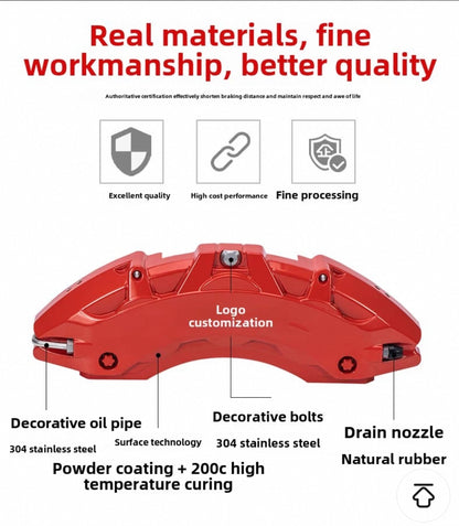Suitable for Equation Leopard 8 Special Aluminum Alloy Brake Caliper Covers